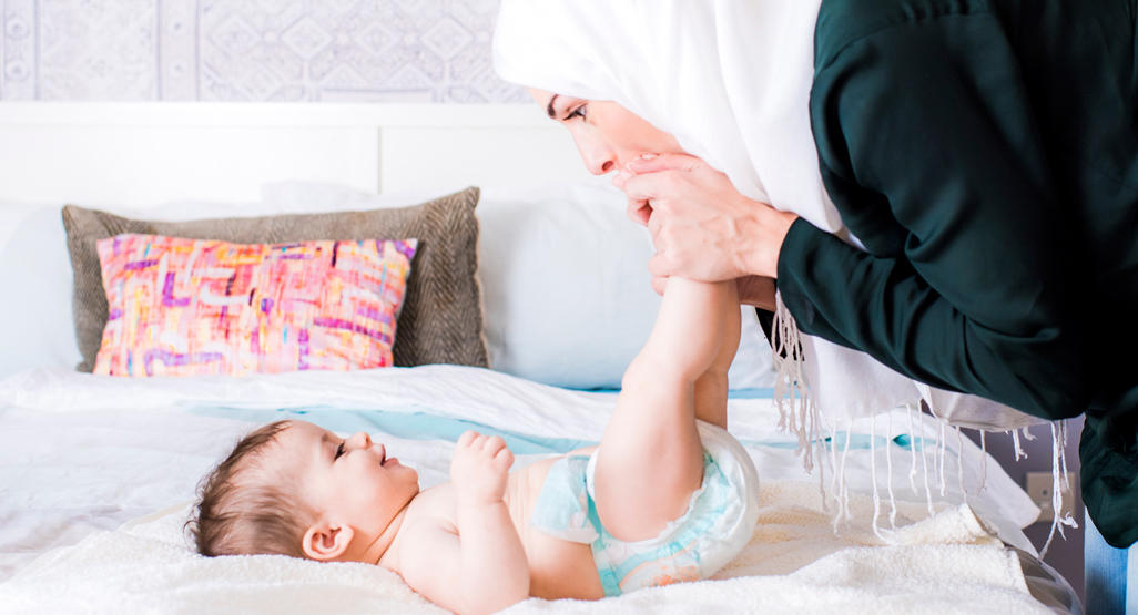 پوشک گرفتن کودک