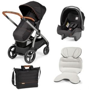 مجموعه کالسکه+ کریر+ کیف پگ پرگو مدل PEG-PEREGO Ypsi Stroller Ebony