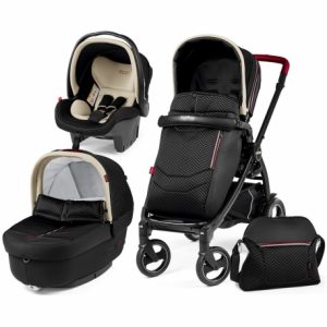 مجموعه کالسکه+ کریر+ سبد حمل PEG-PEREGO Fiat 500 Elite Modular