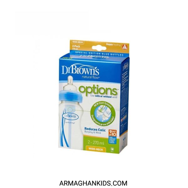 شیشه شیر دو عددی Dr Brown's مدل Options