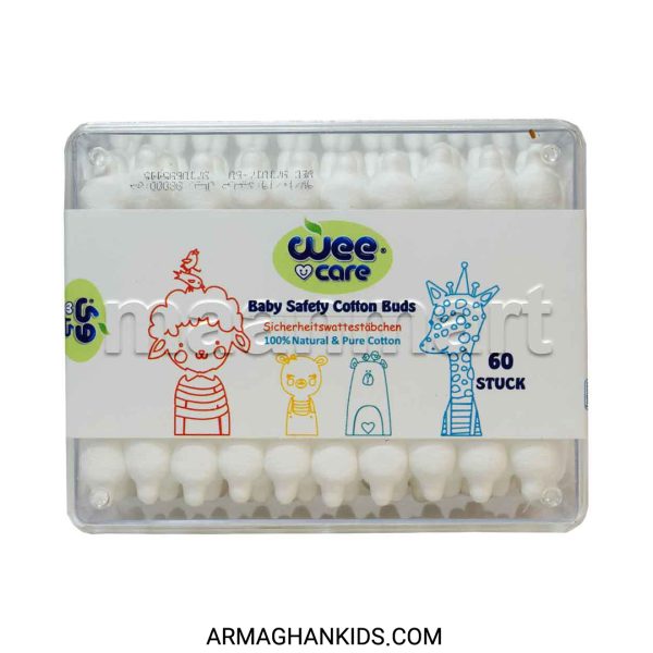 گوش پاک کن 60 عددی وی کر با سر محافظ