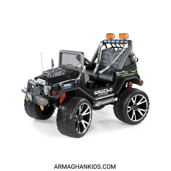 ماشین شارژی جیپ دو نفره Peg Perego مدل Gaucho Superpower