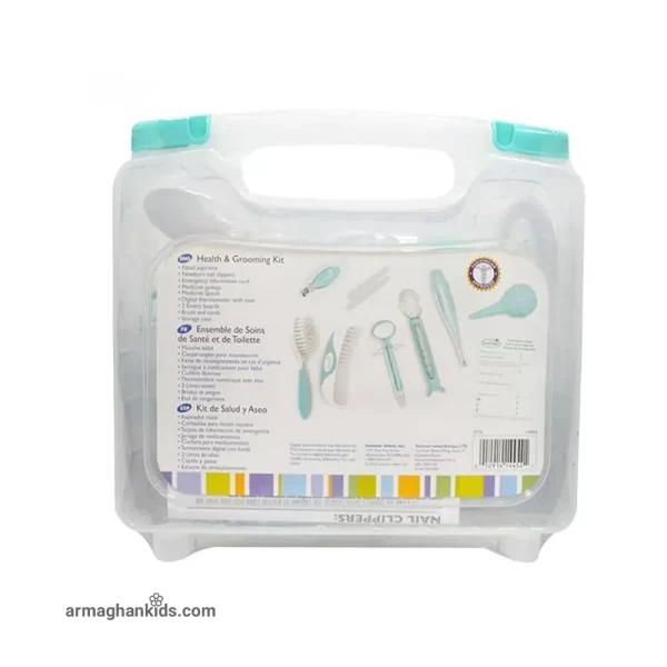 ست بهداشتی کودک سامر Summer بسته 12 عددی سبز آبی