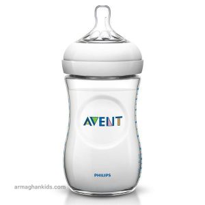 شیشه شیر طلقی 1+ ماه نچرال فیلیپس اونت philips avent ظرفیت 260 میلی لیتر