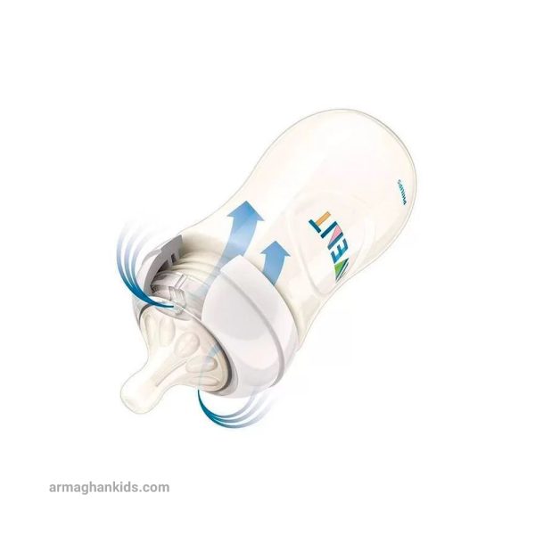 شیشه شیر طلقی 1+ ماه نچرال فیلیپس اونت philips avent ظرفیت 260 میلی لیتر