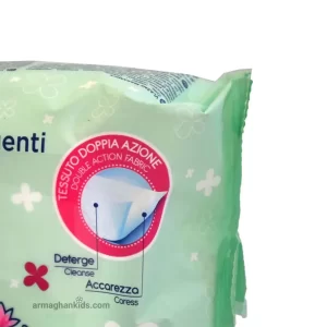 دستمال مرطوب سبز چیکو Chicco بسته 60 عددی