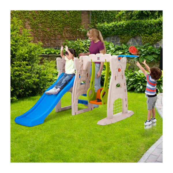 مجموعه تاب و سرسره گرون آپ | Grow'N Up Scramble N Slide Play Center