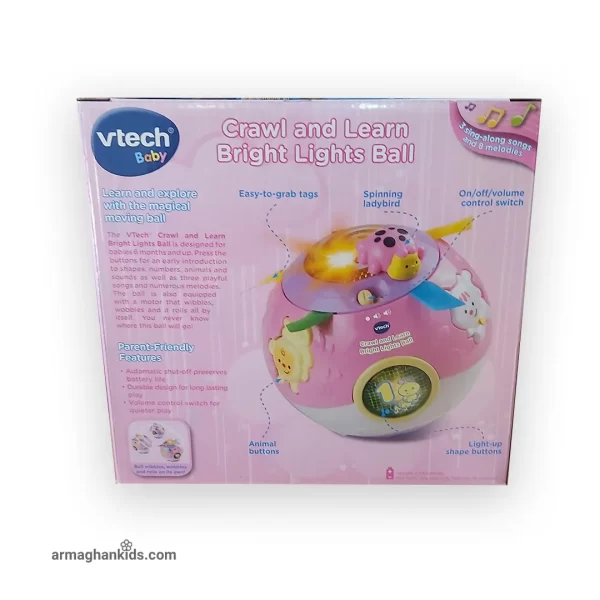 توپ موزیکال صورتی Vtech