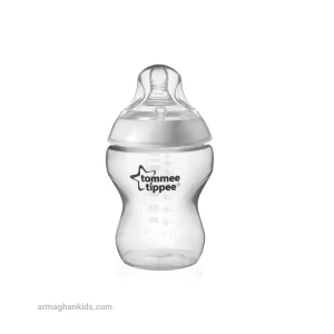 شیشه شیر طلقی 0+ ماه تامی تیپی Tommee Tippee ظرفیت 260 میلی لیتر