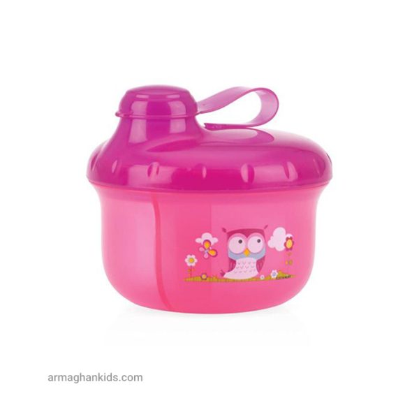 nuby-id5346-pink-600_comp ظرف ذخیره شیر و غذا طرح جغد نابی NUBY صورتی