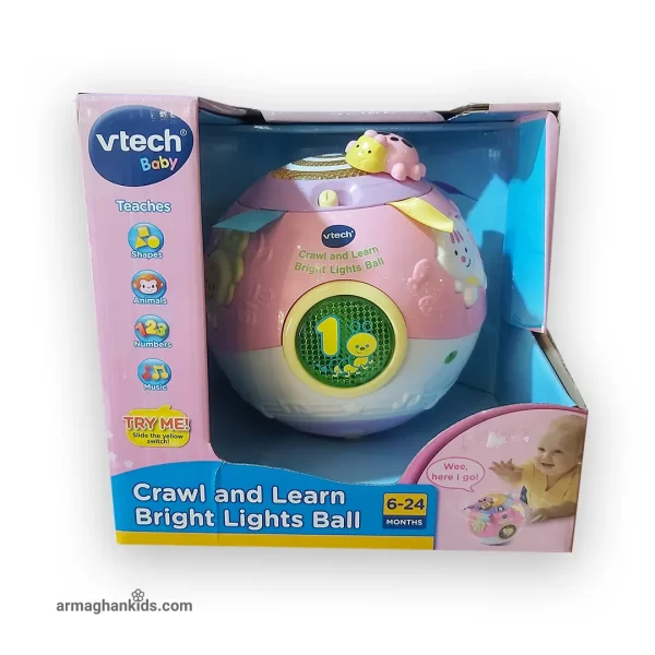 توپ موزیکال صورتی Vtech