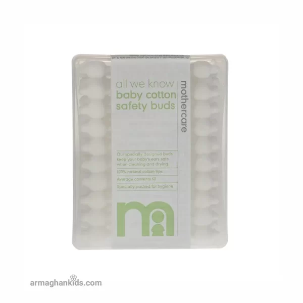 گوش پاک کن مدل محافظ‌ دار – بسته 60 عددی مادرکر mothercare