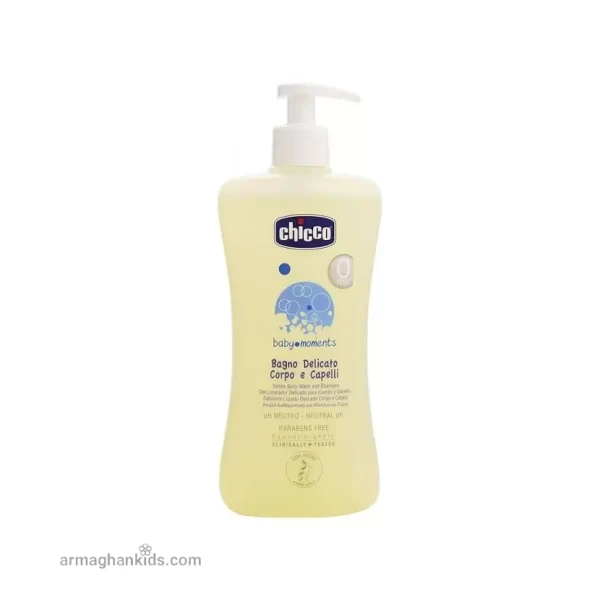 شامپو سر و بدن کودک چیکو Chicco ظرفیت 500 میلی لیتر