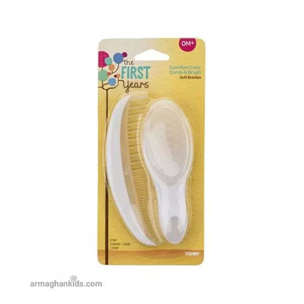 شانه-و-برس-فرست-1 ست شانه و برس فرست یرز First Years