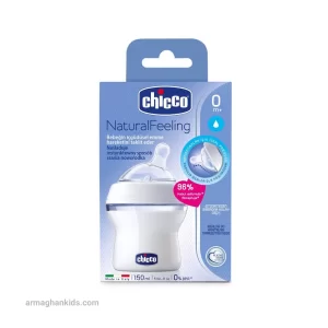 شیشه شیر نچرال 0+ ماه چیکو Chicco ظرفیت 150 میلی لیتر
