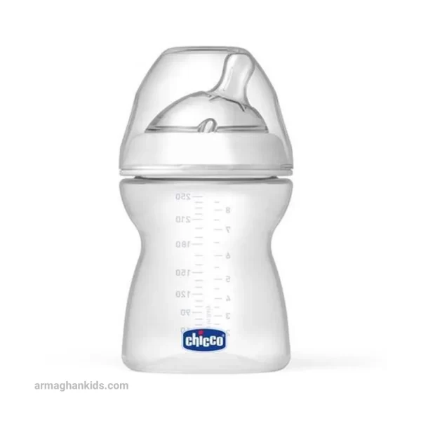 شیشه شیر 2+ ماه نچرال چیکو Chicco ظرفیت 250 میلی لیتر