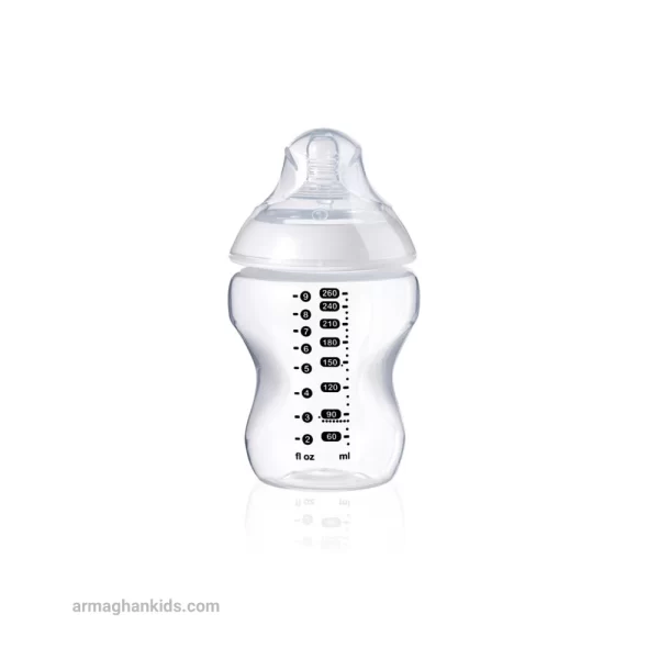 شیشه شیر طلقی 0+ ماه تامی تیپی Tommee Tippee ظرفیت 260 میلی لیتر