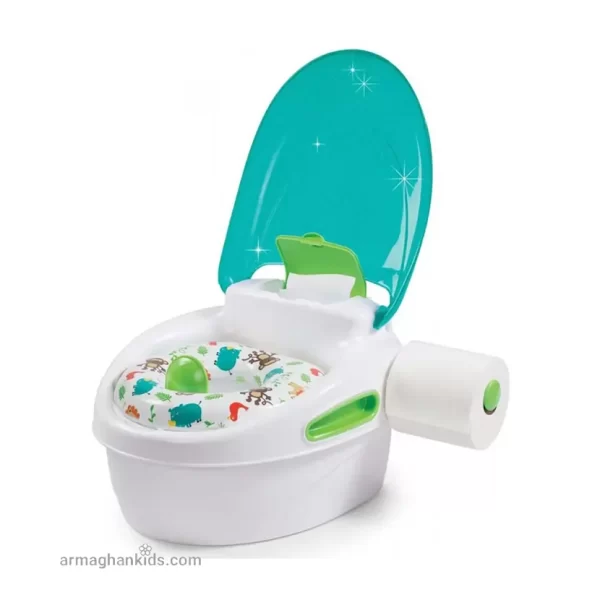 لگن آموزشی 3 کاره دستمال دار کودک سامر Summer سبز