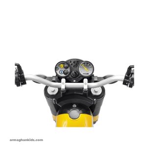 موتور سه چرخ دوگاتی زرد پگ پرگو Peg-Perego Scrambler Ducati