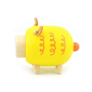 گوسفند چوبی پیکاردو حیوون کوچولوی بامزه‌ای که با فشردن دماغش میتونید صدای واقعی اون رو بشنوید