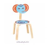 صندلی چوبی پیکاردو مدل فیل- صندلی چوبی پیکاردو با طرح‌های زیبا و جذاب مناسب برای غذا خوردن، بازی و نقاشی و سرگرمی کودکان است