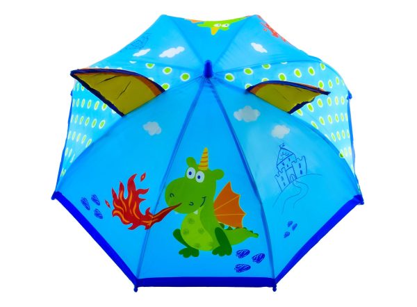 چتر کودک متوسط پیکاردو مدل دایناسور فرزند دلبندتان را در زیر برف و بارون محافظت میکنه