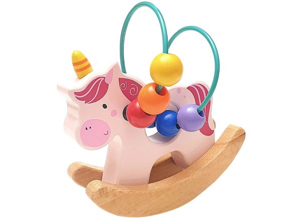 یونیکورن مهره و میله چوبی پیکاردو مدل صورتی یه اسباب بازیه که حسابی کودکان رو سرگرم می‌کنه