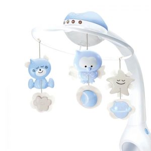 چراغ خواب و آویز تخت 3 کاره نوزاد Infantino اینفنتینو طرح چرخ و فلک