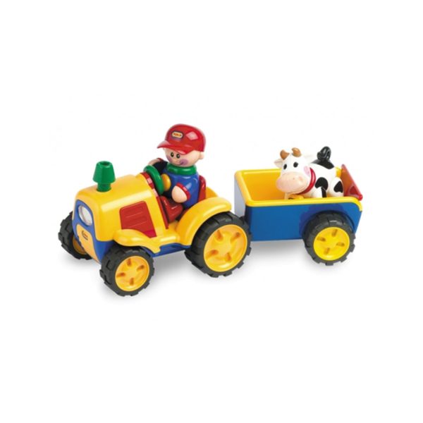 اسباب بازی تراکتور یدک کش تولو Tolo و انواع وسایل سیسمونی کودک و نوزاد دختر و پسر