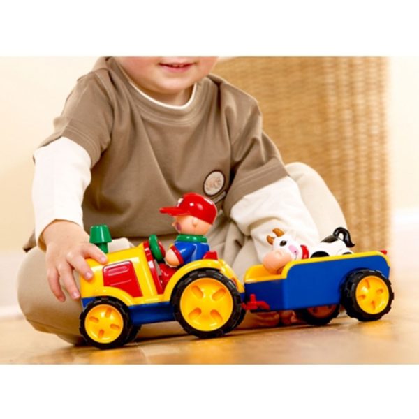 اسباب بازی تراکتور یدک کش تولو Tolo و انواع وسایل سیسمونی کودک و نوزاد دختر و پسر