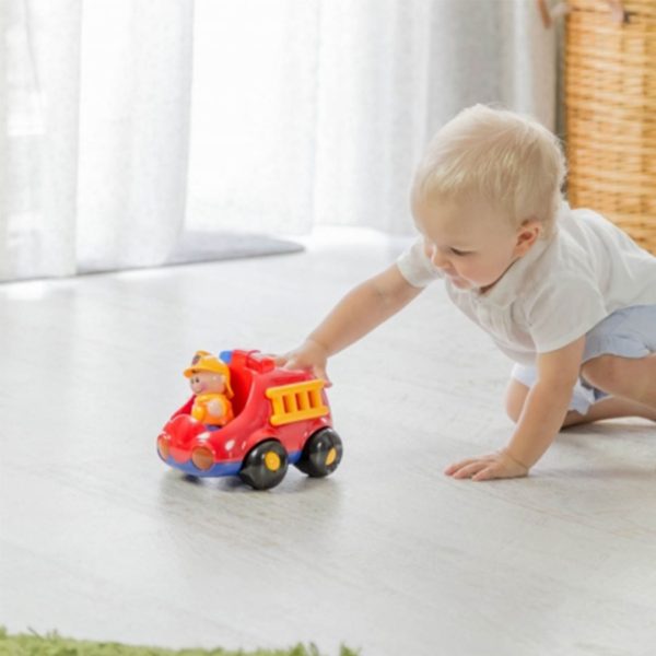 انواع وسایل سیسمونی کودک و نوزاد و اسباب بازی ماشین آتش نشانی تولو Tolo در ارمغان کیدز
