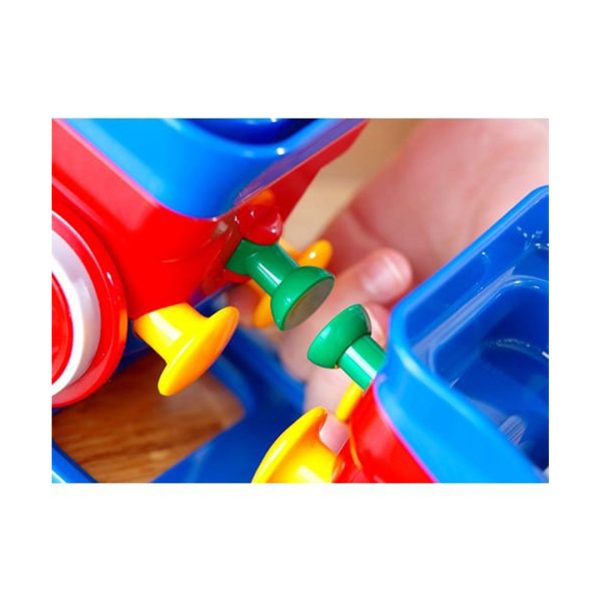 انواع اسباب بازی و سرگرمی، مجموعه ۲۲ قطعه ریل و لوکوموتیو تولو Tolo، سیسمونی کودک و نوزاد دختر و پسر