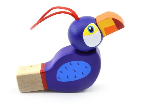 سوتک چوبی پیکاردو یک سوت بامزه با طرح پرنده که کودکان را سر شوق می‌آورد