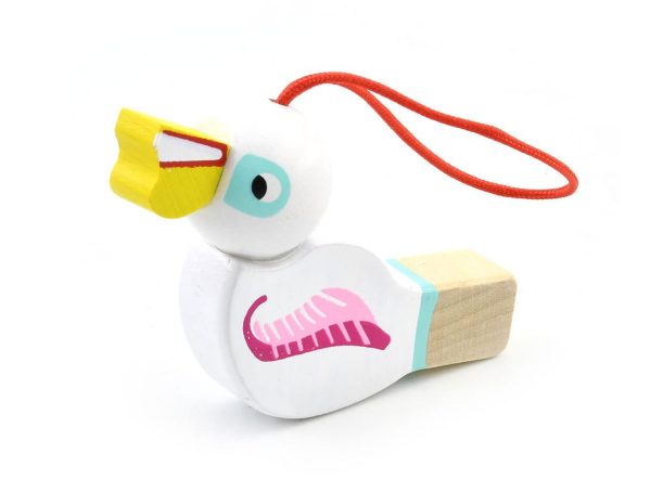 سوتک چوبی پیکاردو یک سوت بامزه با طرح پرنده که کودکان را سر شوق می‌آورد