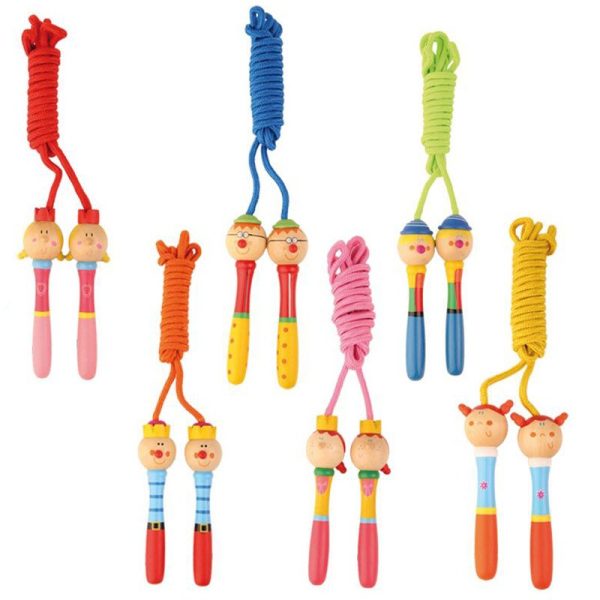 طناب بازی کودک با دسته چوبی پیکاردو1 طناب بازی کودک پیکاردو با دسته چوبی با طرح آدمک های بامزه