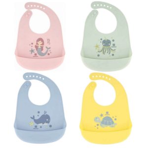 پیشبند سیلیکونی کودک کیکابو Kikkaboo تولید شده از سیلیکون نرم و ضد حساسیت فاقد BPA