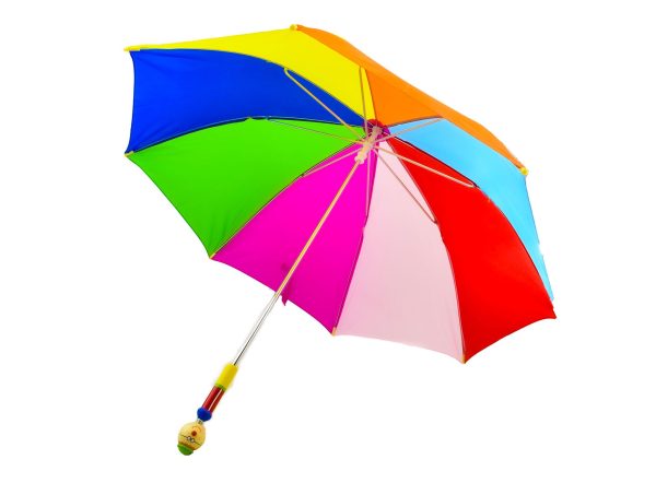 چتر کودک بزرگ پیکاردو مدل رنگین کمانی پسرانه یه روز بارونی زیبا برای فرزند دلبندتان رقم میزنه