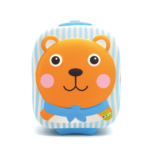 Happy-Trolley-3D-ON-THE-GO-Toys-22-01 خرید چمدان چرخدار کودک سه بعدی اوپس مدل Oops Happy Trolley در طرحها و رنگهای گوناگون در فروشگاه ارمغان کیدز