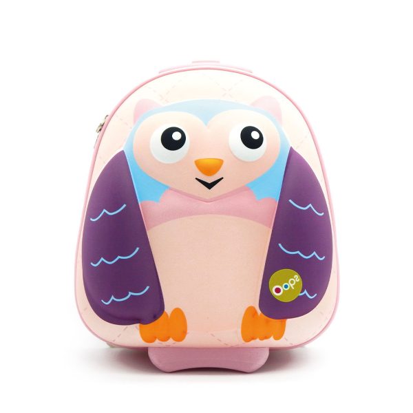 خرید چمدان چرخدار کودک سه بعدی اوپس مدل Oops Happy Trolley در طرحها و رنگهای گوناگون در فروشگاه ارمغان کیدز