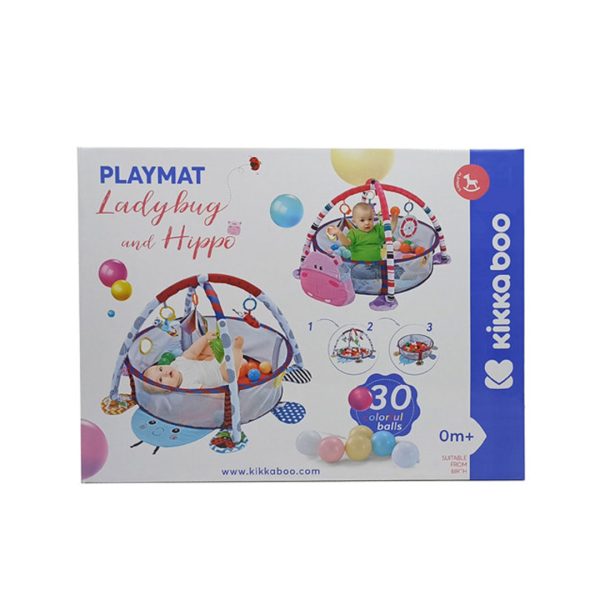 خرید تشک بازی نوزاد کیکابو طرح کفشدوزک و اسب آبی در فروشگاه ارمغان کیدز