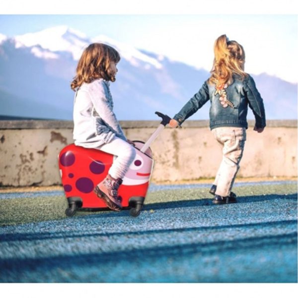خرید چمدان کودک چرخ دار اوپس Oops در طرحها و رنگهای گوناگون با بهترین قیمت در فروشگاه ارمغان کیدز