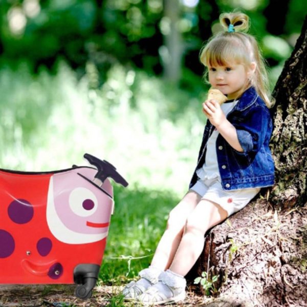 خرید چمدان کودک چرخ دار اوپس Oops در طرحها و رنگهای گوناگون با بهترین قیمت در فروشگاه ارمغان کیدز