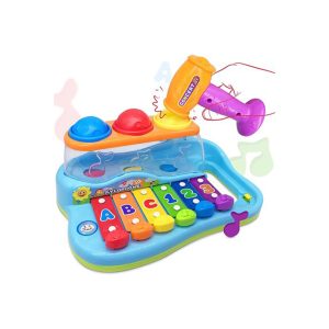 خرید اسباب بازی موزیکال بلز و چکش هولا کد 856 درسیسمونی ارمغان کیدز