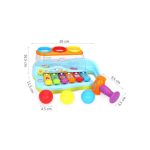 خرید اسباب بازی موزیکال بلز و چکش هولا کد 856 درسیسمونی ارمغان کیدز