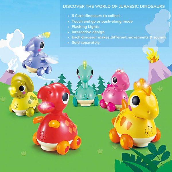 خرید اسباب بازی دایناسور موزیکال هولا کد 6110 و انواع سرگرمی کودک و نوزاد در سیسمونی ارمغان کیدز