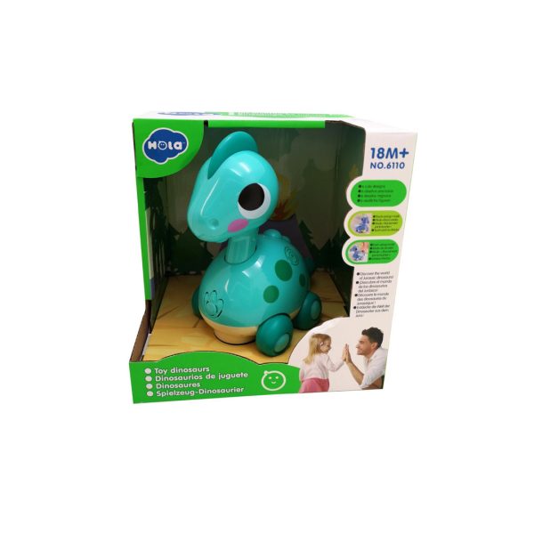 خرید اسباب بازی دایناسور موزیکال هولا کد 6110 و انواع سرگرمی کودک و نوزاد در سیسمونی ارمغان کیدز