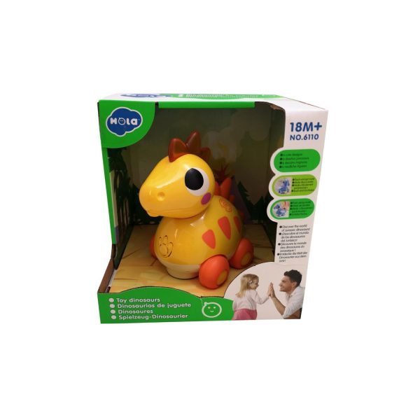 خرید اسباب بازی دایناسور موزیکال هولا کد 6110 و انواع سرگرمی کودک و نوزاد در سیسمونی ارمغان کیدز
