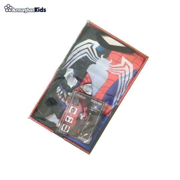 خرید آنلاین و حضوری لباس کودک شخصیت مرد عنکبوتی | سیسمونی ارمغان کیدز