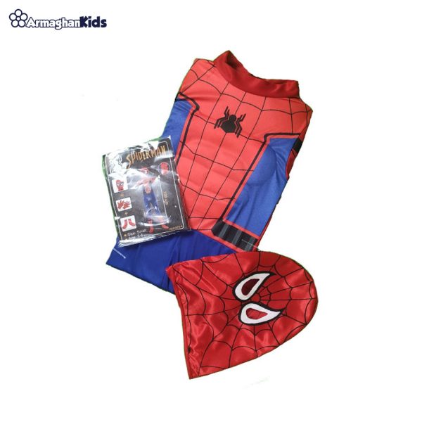 خرید آنلاین و حضوری لباس کودک شخصیت مرد عنکبوتی | سیسمونی ارمغان کیدز