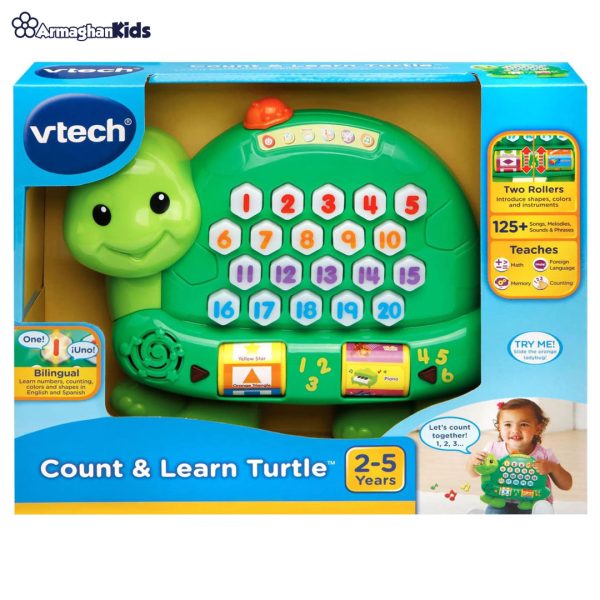 خرید آنلاین و حضوری اسباب بازی لاک‌پشت آموزشی٬ هوش و سرگرمی وی تک | سیسمونی ارمغان کیدز